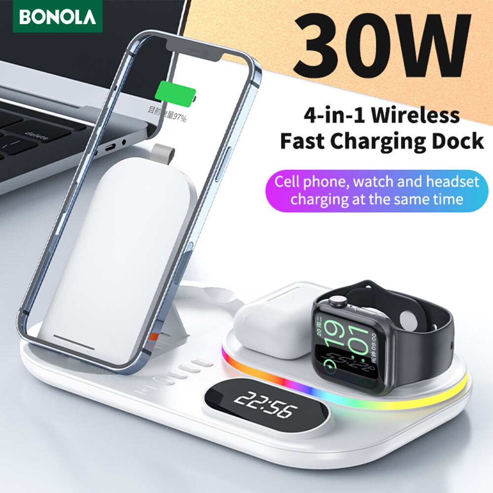 Bonola 30W Qi 4 in 1   ð е for iPhone ..